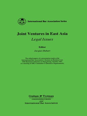 cover image of Joint Ventures in East Asia